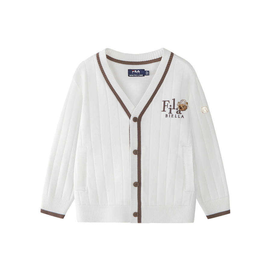FILA KIDS Sweater Cloud White Children Aged 3 7 Years Old