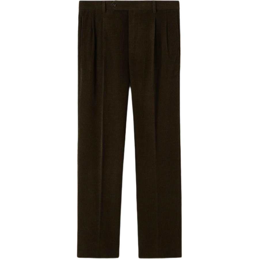 Loro Piana Casual Pants Men's Green Moderate Straight Fit Pants