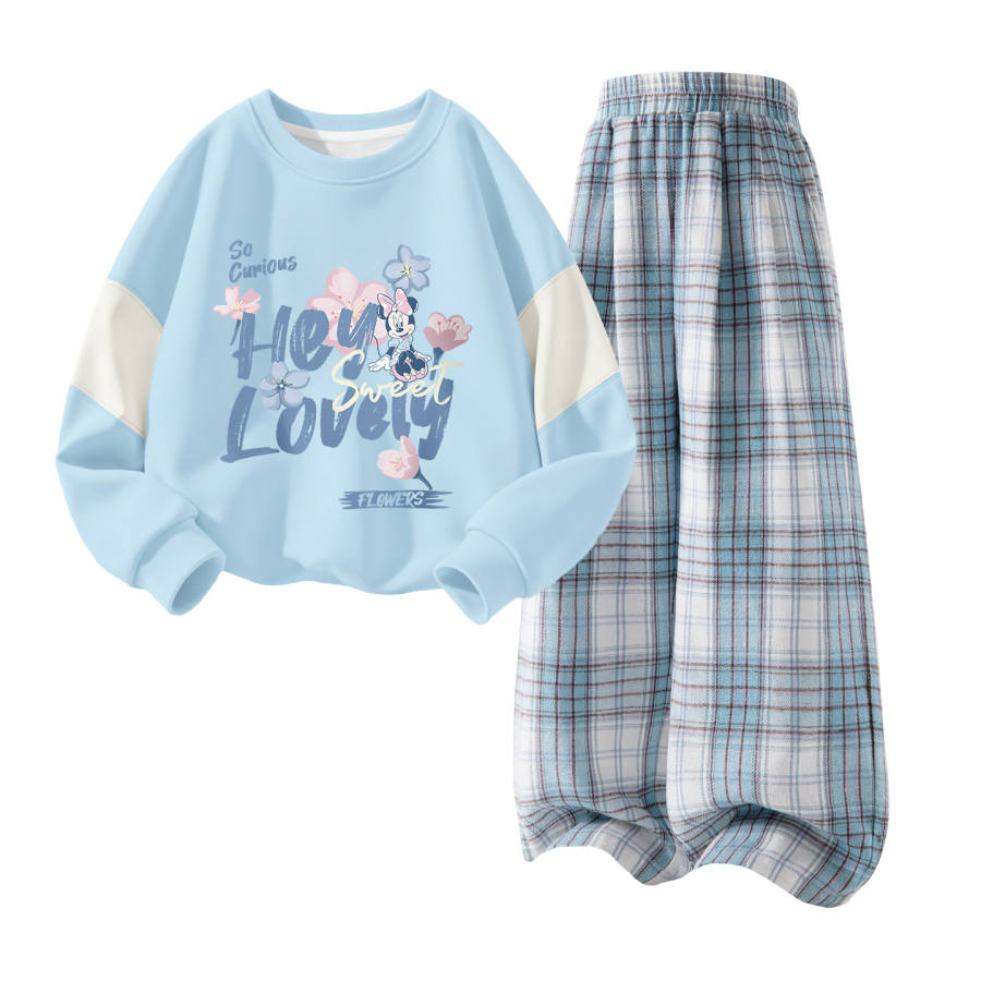 Disney Kids Casual Sportswear Crew Neck Moderate