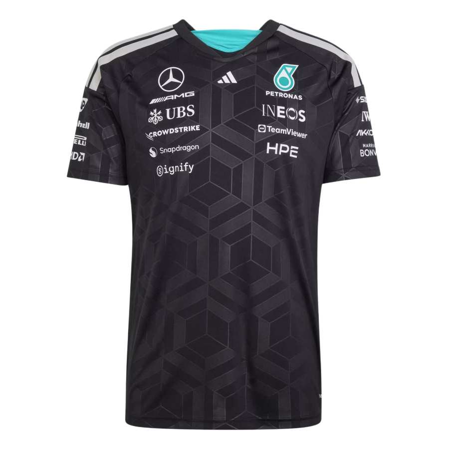 Adidas Adidas MERCEDES AMG FW25 PETRONAS FORMULA 1 TEAM JERSEY Quick Dry T Shirts Men's