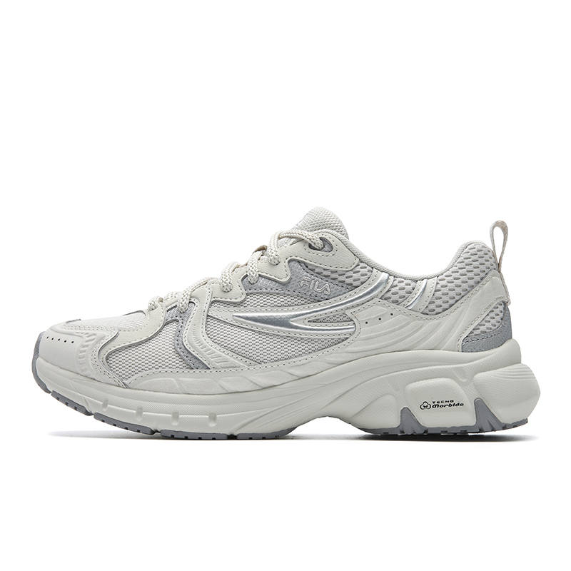 FILA MATTRUN Abrasion Resistant, Breathable, Lightweight Low top Chunky Sneakers Men's Bright Gray