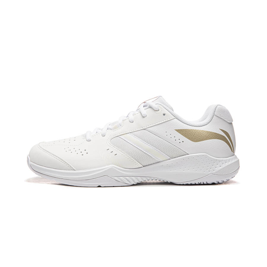 Li-Ning Li Ning Low top Badminton Shoes Unisex Standard White/Apricot Gold