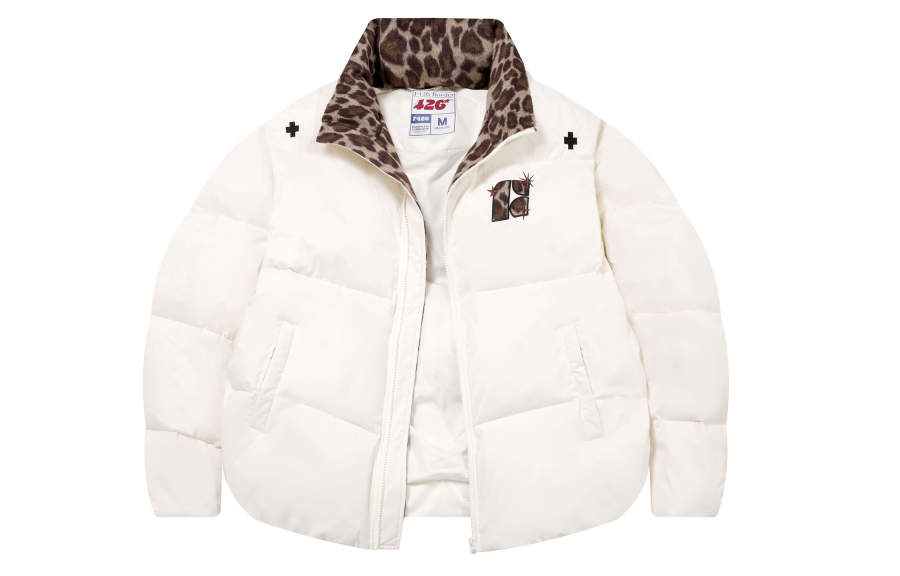 F426 Puffer Jackets Unisex Stand Collar Moderate Padded Puffer Jacket