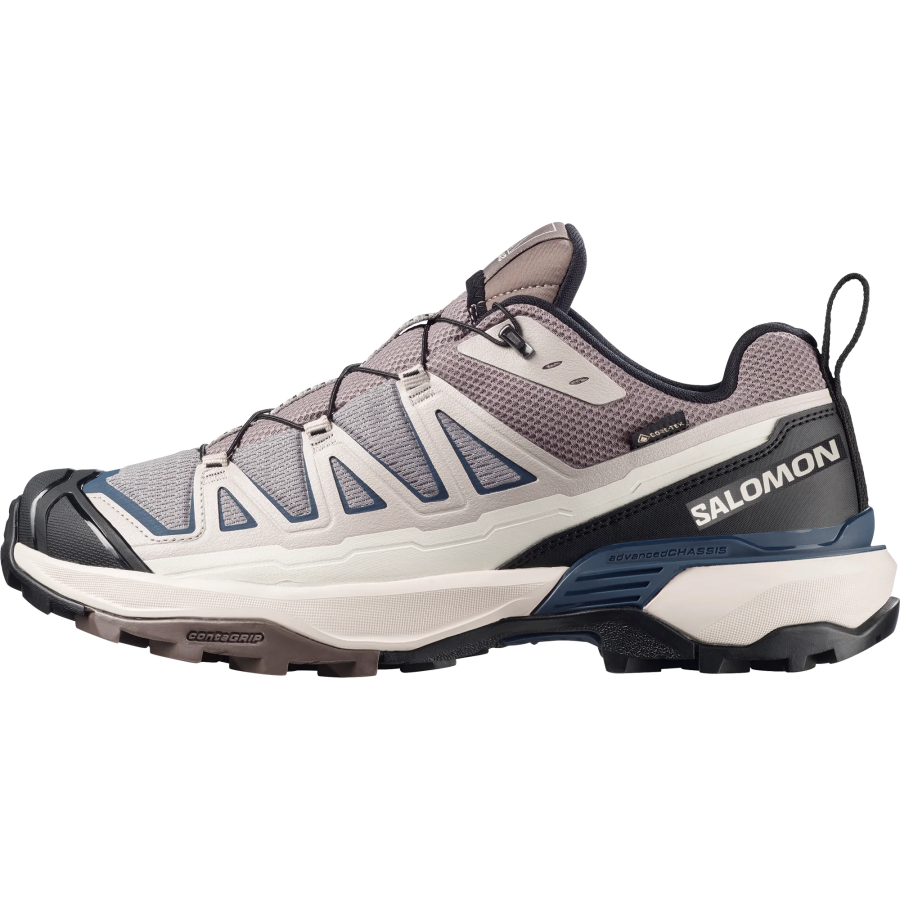 SALOMON X ULTRA 360 Cushioning Waterproof Support Cushioning Waterproof Support Hiking Shoes Men's Pink Beige Gray