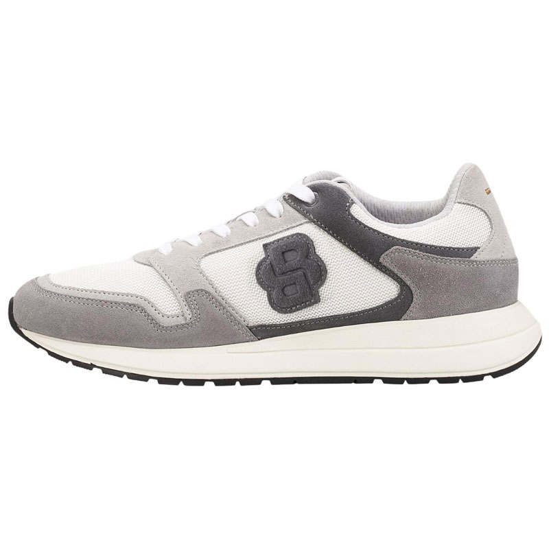 HUGO BOSS Heren Low top Casual Shoes Men's White Gray