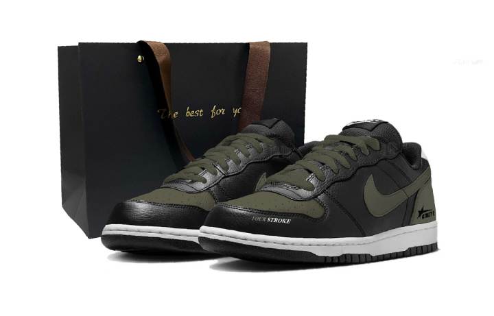 Nike Nike Big Skateboard Shoes Men's Black Green