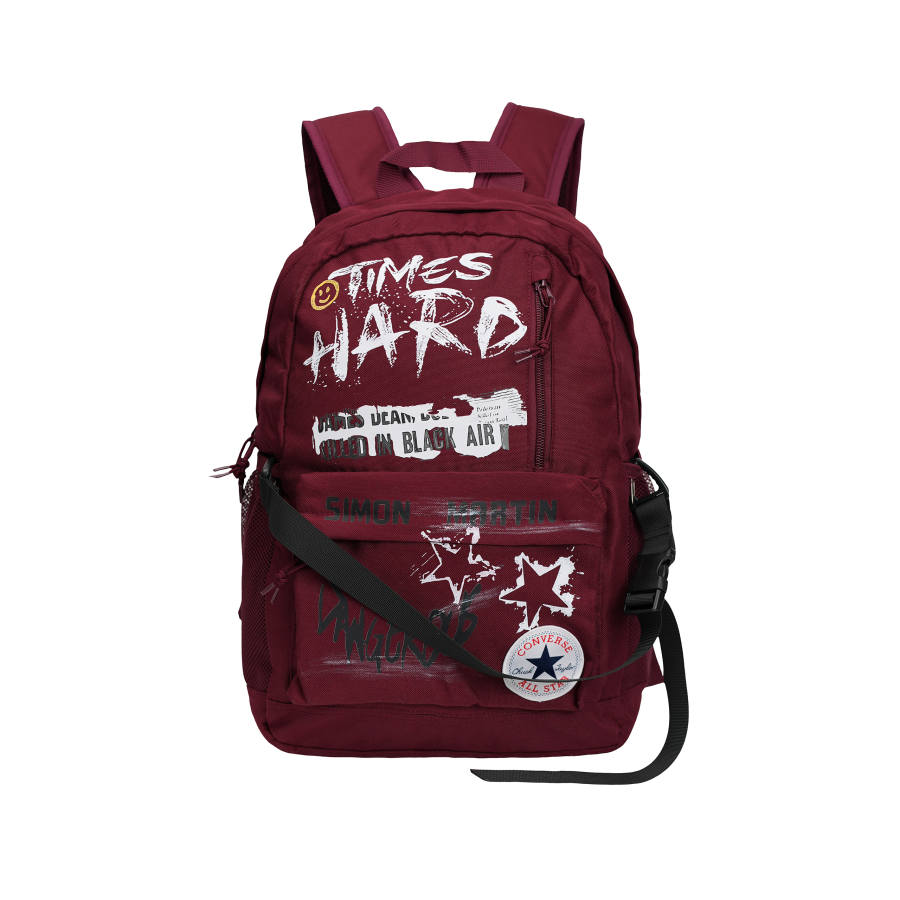 Converse Converse Polyester Backpack Unisex Porter Tea Red