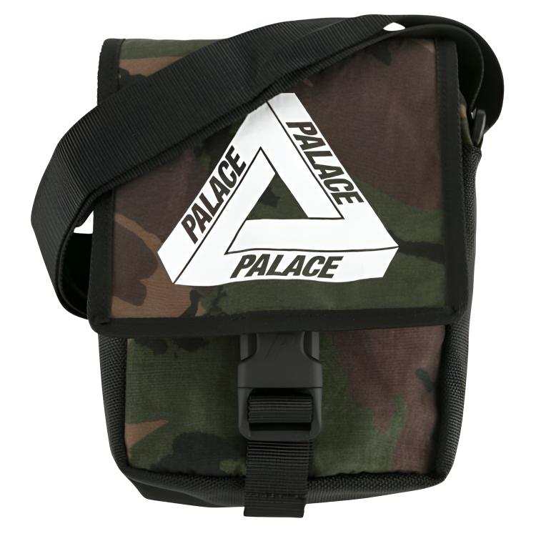 PALACE Canvas With Nylon Shoulder Bag Regular Unisex Camouflage
