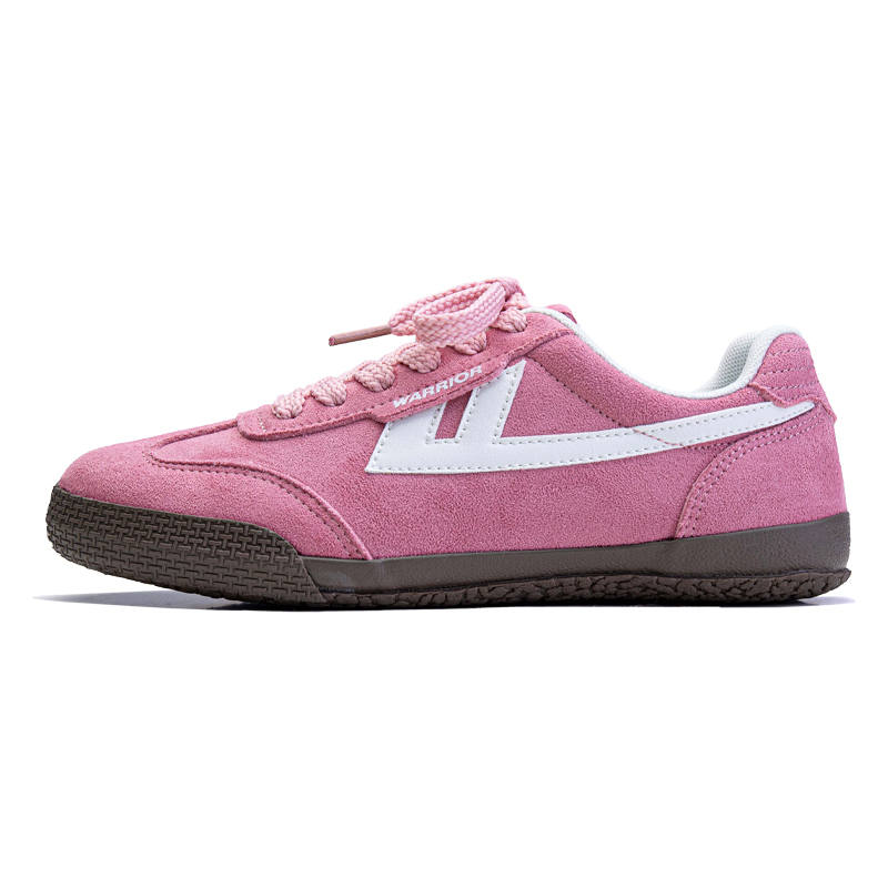 WARRIOR Cushioning Balance Abrasion Resistant Lightweight Quick Dry Low top German Army Trainers Women's Pink Beige