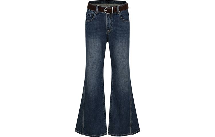 URBAN REVIVO Jeans Women's Blue Moderate Flared Pants