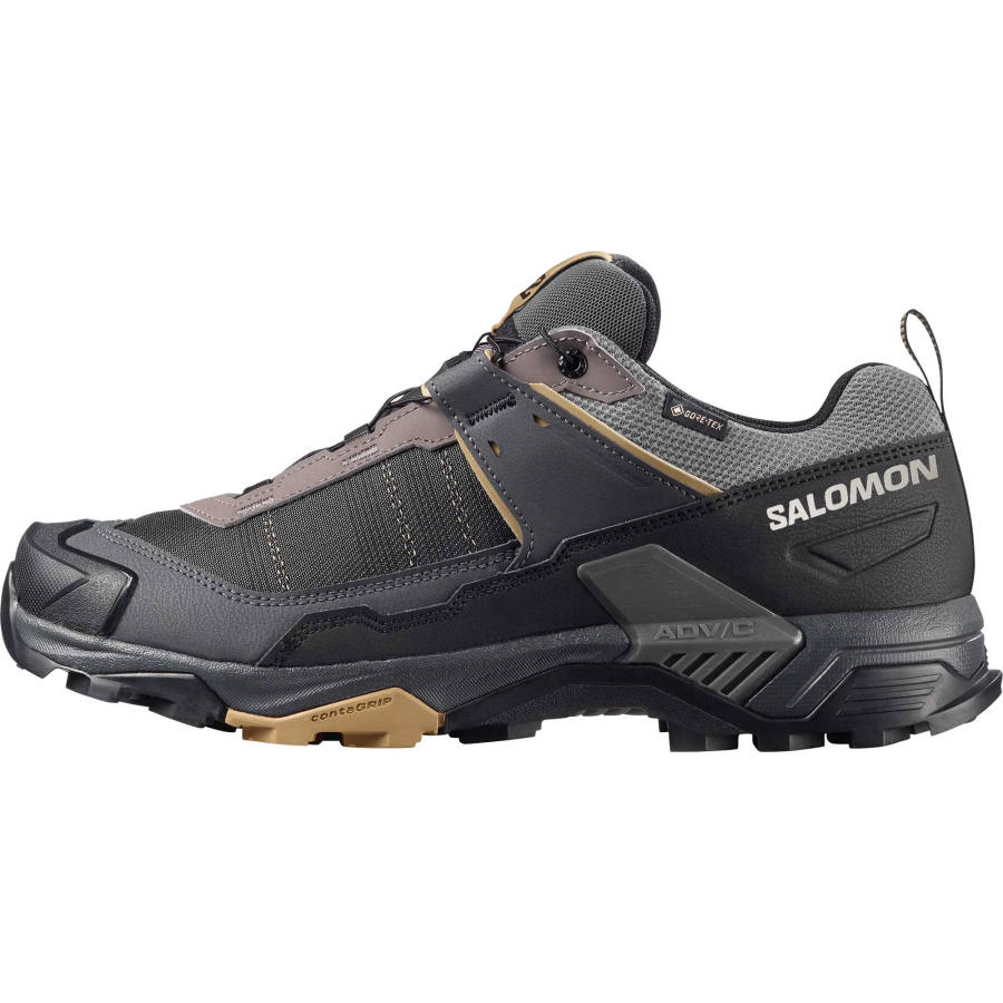 SALOMON X ULTRA 5 Fabric Low top Mountaineering & Hiking Shoes Men's Wide Fit