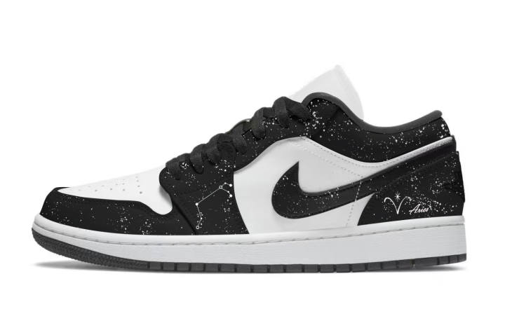 Jordan Jordan Air Jordan 1 Sharp Pointed Sheep Synthetic Leather Slip Resistant Abrasion Resistant Low top