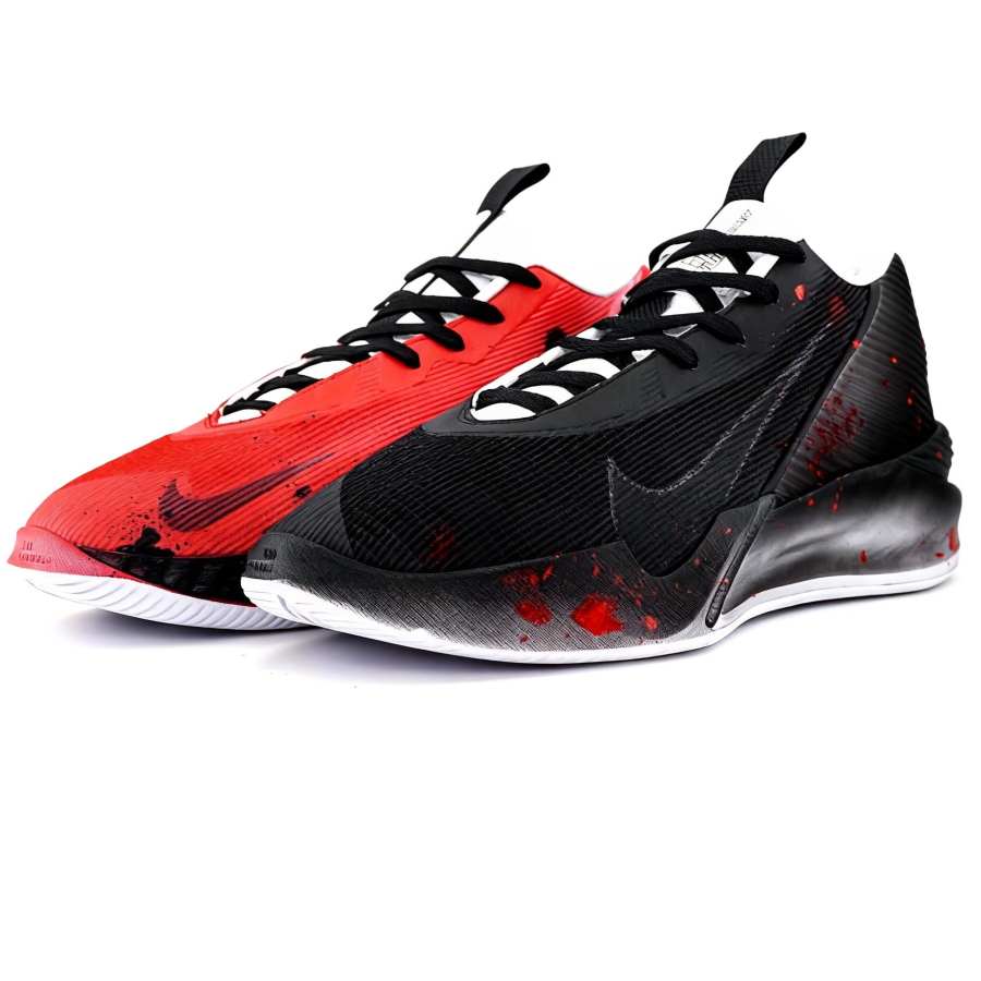 Nike Nike G.T. Jump Academy Dark Flame Cushioning, Wear Resistant High top Basketball Shoes Men's Black Red
