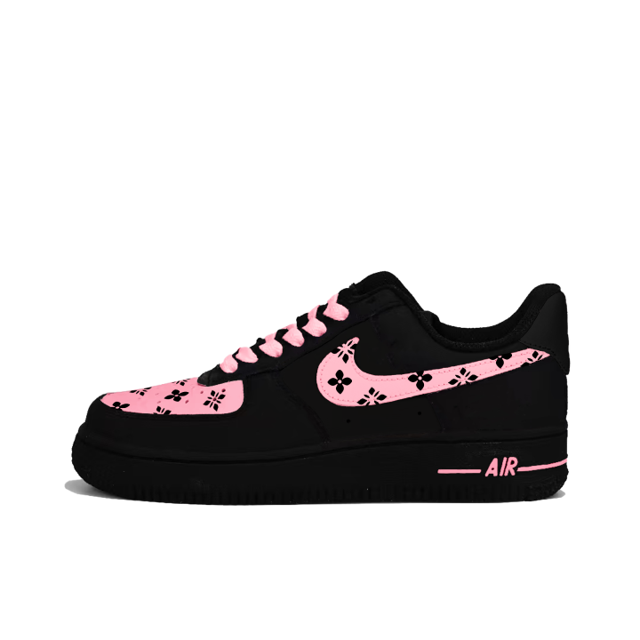 Nike Nike Air Force 1 Yingying Peach Crisp Cookies Leather Abrasion Resistant Slip Resistant
