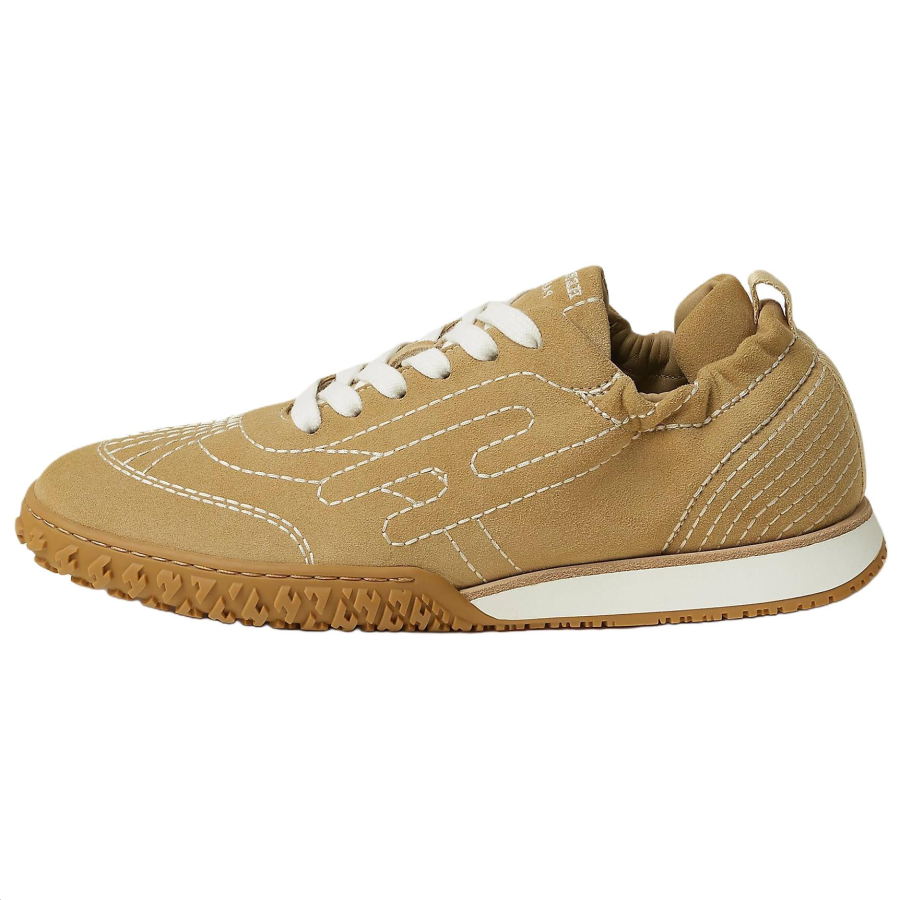 HERMES Jet Low top Casual Shoes Women's Brown
