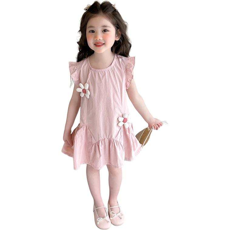 Lanza Dress Pink Children Aged 3 7 Years Old