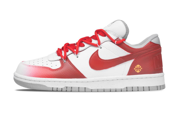 Nike Nike Abrasion Resistant Breathable Abrasion Resistant Breathable Low top Skateboard Shoes Men's Red White
