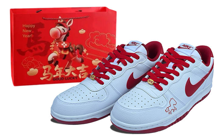 Nike Nike Big Abrasion Resistant Breathable Low top Skateboard Shoes Men's Red