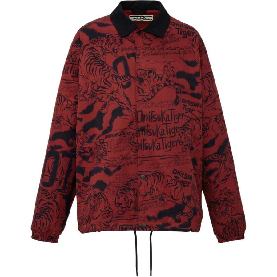 Onitsuka Tiger COACH JACKET Jackets & Coats Unisex Red