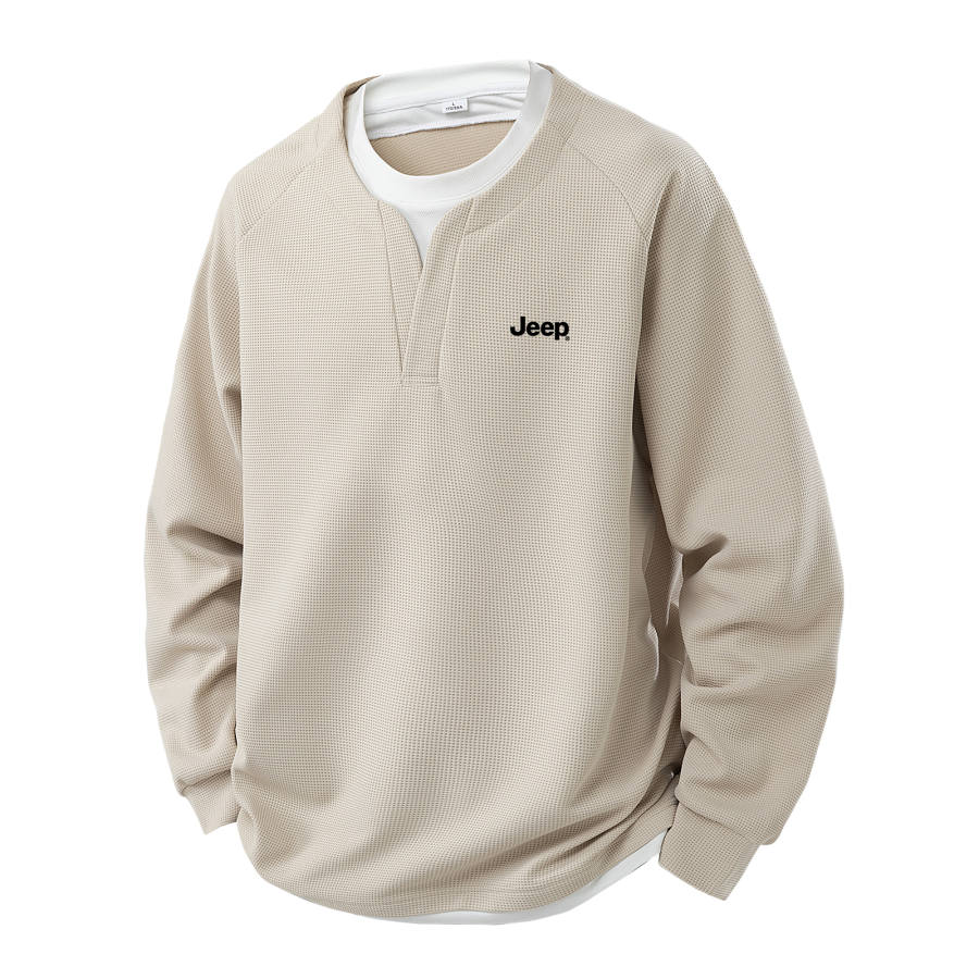 Jeep Sweatshirts Unisex Crew Neck Moderate Heavyweight