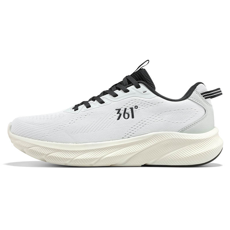 361° Cushioning Slip Resistant Abrasion Resistant Low top Casual Running Shoes Men's Gray