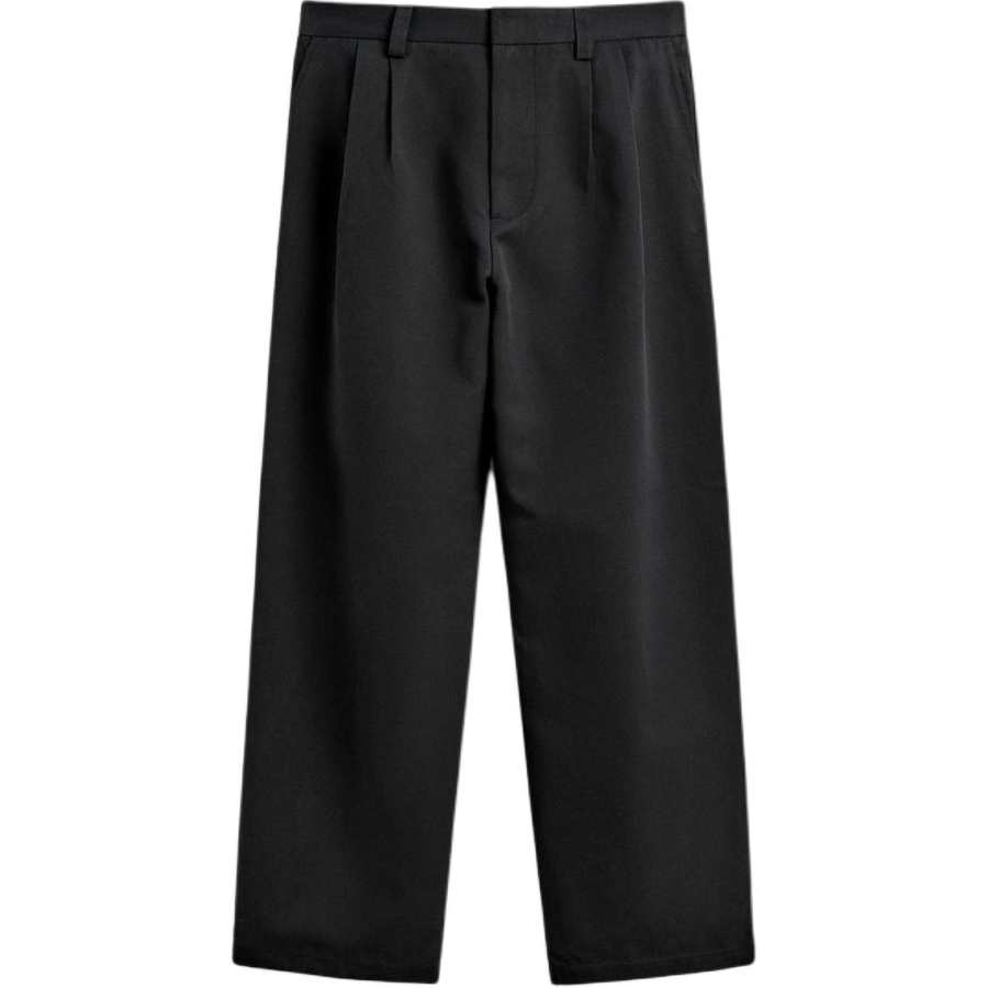 ZARA Casual Pants Men's Black Moderate Straight Fit Pants