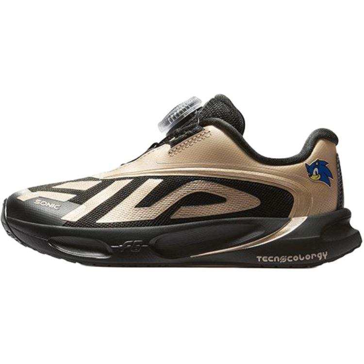 FILA KIDS x SONIC THE HEDGEHOG SPEED 6 Low top Kids' Running Shoes Black Gold Children Aged 3 7 Years Old