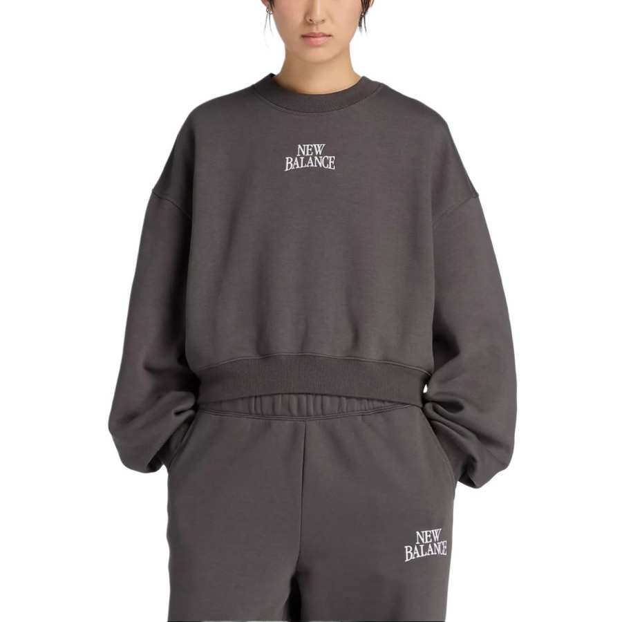 New Balance New Balance LINEAR HERITAGE Fleece Crew Trackside Sweatshirt Women's