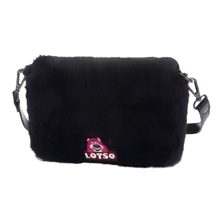 Li-Ning Li Ning Disney, Collaboration Plush Shoulder Bag Sports Bag Crossbody Bag Regular Women's Black