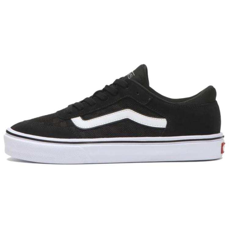 Vans Vans SCLIPT Leather Skateboard Shoes Unisex Black