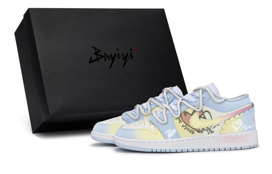 Jordan Jordan Air Jordan 1 811 Manufacturing, Love Words Candy Heart, Special Shoe Box Slip Resistant Slip Resistant Low top
