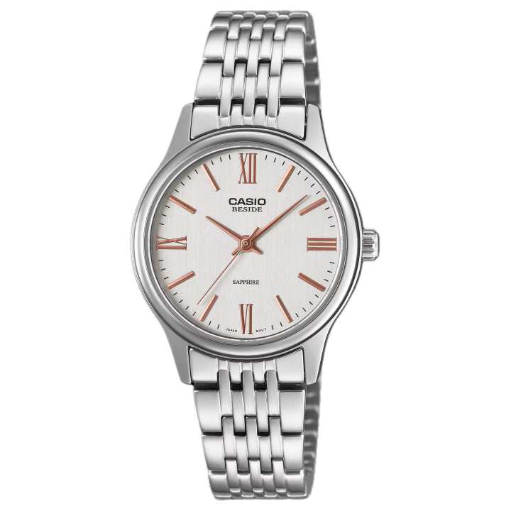 CASIO CASIO Beside Quartz Movement Stainless Steel Strap Watch Women's Watch White Dial