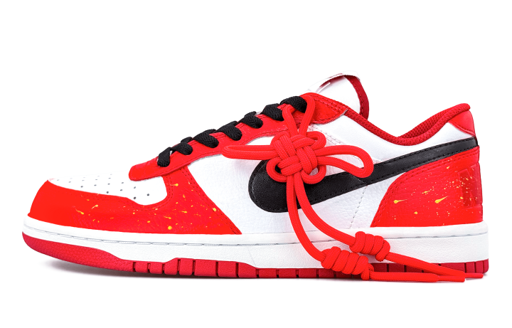 Nike Nike Big Abrasion Resistant Abrasion Resistant Low top Skateboard Shoes Men's Red