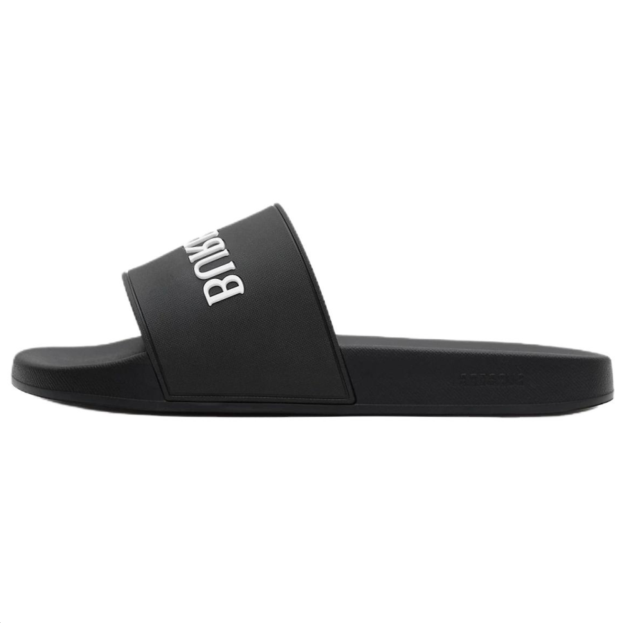 Burberry Slide Slippers Men's Black White