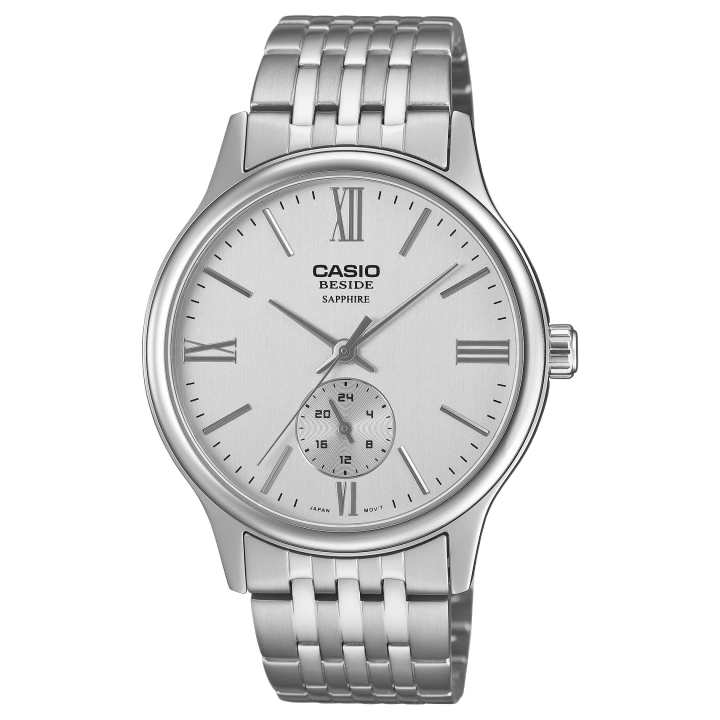 CASIO CASIO Beside Quartz Movement Stainless Steel Strap Watch Men's Watches White Dial
