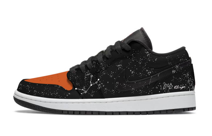 Jordan Jordan Air Jordan 1 Plain Night Vega Synthetic Leather, Leather Slip Resistant Abrasion Resistant Cushioning Low top