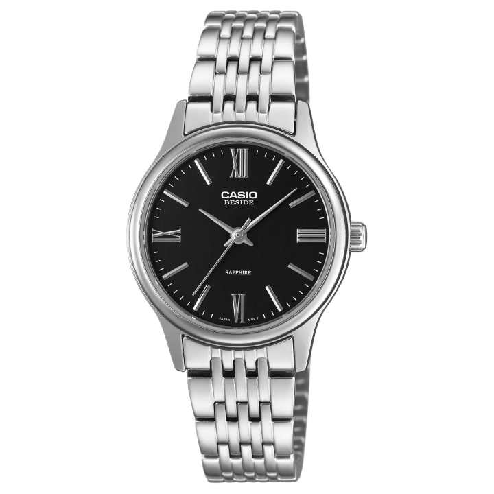 CASIO CASIO Beside Quartz Movement Stainless Steel Strap Watch Women's Watch Black Dial