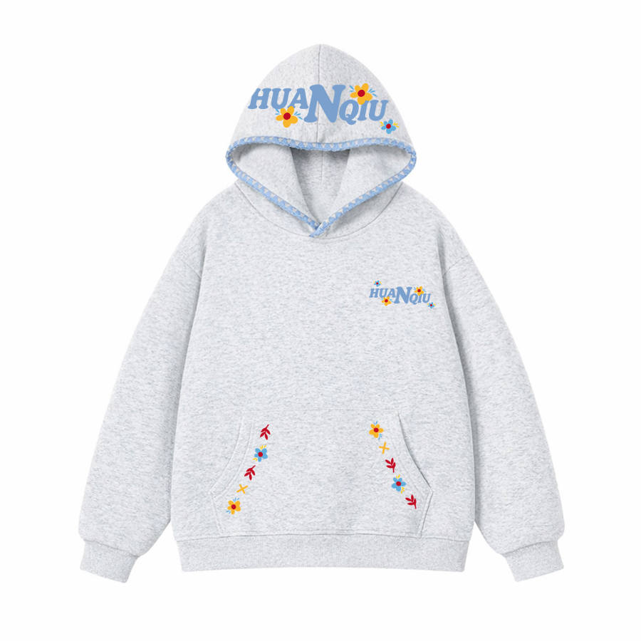HUANQIU Sweatshirts Unisex Hooded Moderate Heavyweight