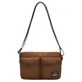 Levis Adjustable Strap Nylon Camera Bag Crossbody Bag Men's Brown