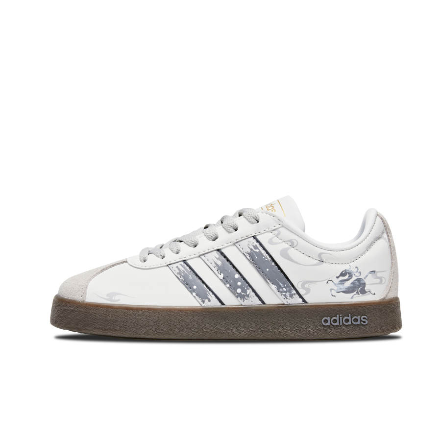 Adidas Adidas Vl Court Classic Smoky Ink Lingxiong, Cloud Pattern, Horse Year Limited Abrasion Resistant Abrasion Resistant