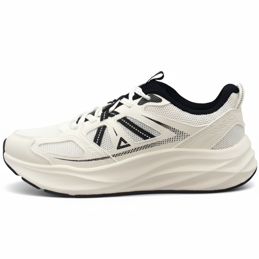 PEAK Classic Heritage Cushioning Abrasion Resistant Waterproof Low top Training Shoes Women's White Black