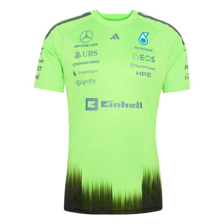 Adidas Adidas MERCEDES AMG PETRONAS FORMULA 1 SETUP JERSEY Quick Dry T Shirts Men's