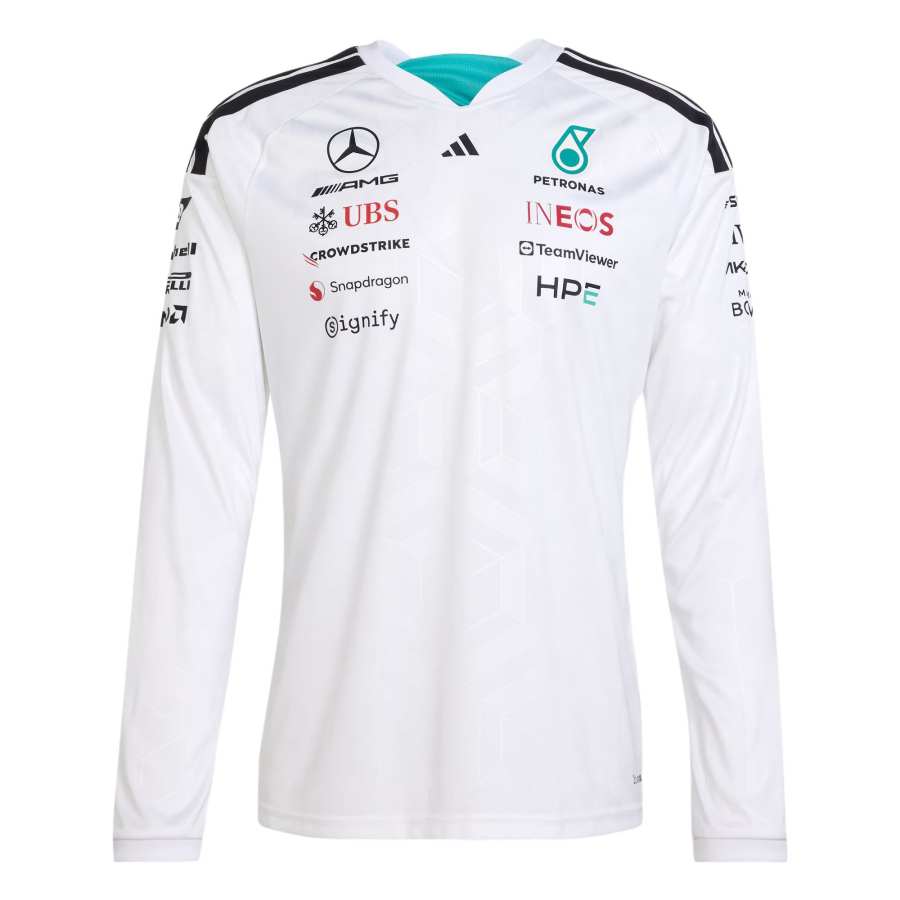 Adidas Adidas MERCEDES AMG PETRONAS FORMULA 1 TEAM JERSEY Quick Dry T Shirts Men's