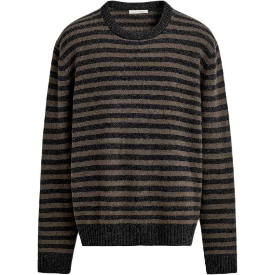 ZARA ZARA Sweaters Men's Chocolate Crew Neck Moderate