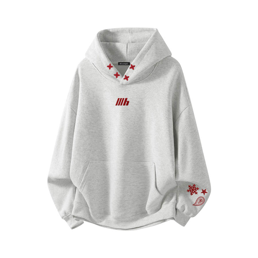 HUANQIU Sweatshirts Unisex Hooded Moderate Heavyweight