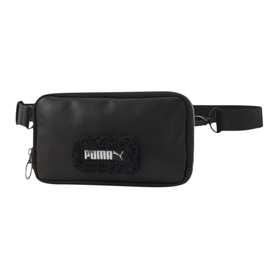 PUMA Artificial Leather With Textile Fanny Pack Women's Black