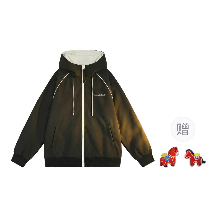 MUSCLETECH MUSCLETECH Jackets Unisex Hooded Moderate Soft Shell