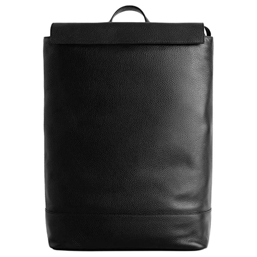 COS COS Leather Backpack Men's Black