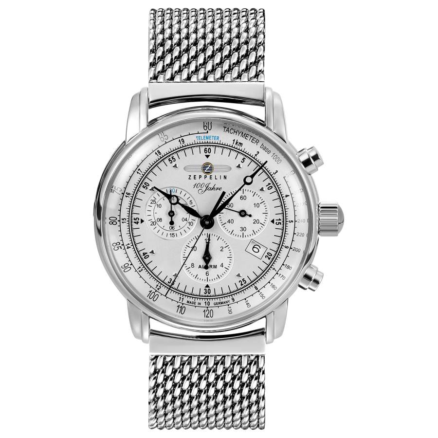 ZEPPELIN Hundred Years Collection Quartz Movement 50m Waterproof Men's Watches Watch Silver Dial