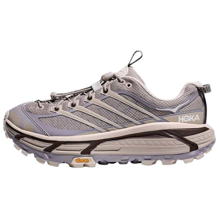 HOKA ONE ONE Mafate Three 2 Breathable Low top Running Shoes Unisex Gray
